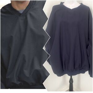 Tri-Mountain Men’s Pullover Windshirt Jacket Navy Blue Size 4XL /Windbreaker